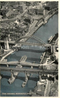 73589954 Newcastle Upon Tyne Tyne Bridges Aerial View  - Autres & Non Classés