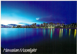 73589526 Waikiki Skyline Hawaiian Monnlight - Autres & Non Classés