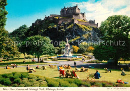 73589236 Edinburgh Princes Street Gardens And Edinburgh Castle Edinburgh - Altri & Non Classificati