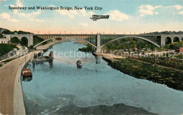 73588860 New_York_City Speedway And Washington Bridge - Andere & Zonder Classificatie