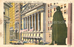 73588812 New_York_City Stock Exchange Wall Street Monument Statue Illustration - Sonstige & Ohne Zuordnung