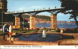 72167189 Scarborough UK The New Fountain And Spa Bridge Scarborough UK - Altri & Non Classificati