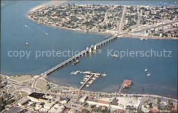 72161818 Saint_Augustine_Florida Aerial View Of The Historic City Bridge Of Lion - Sonstige & Ohne Zuordnung