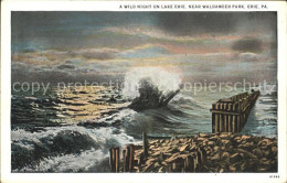 72161424 Erie Pennsylvania A Wild Night On Lake Erie Near Waldameer Park Erie Pe - Andere & Zonder Classificatie