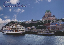 72157467 Quebec Chateau Frontenac Basse Ville Fleuve Saint Laurent Passagierschi - Non Classés