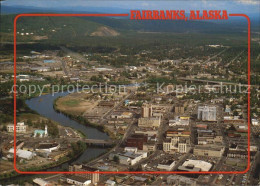 12471043 Fairbanks_Alaska Downtown Chena River Fliegeraufnahme - Other & Unclassified