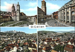 12467212 St Gallen SG Stiftskirche Innenstadt Blick Ueber Die Stadt St. Gallen - Sonstige & Ohne Zuordnung