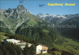 12467084 Engelberg OW Bergrestaurant Ristis Brunni Mit Hahnen Und Spannoerter Fl - Autres & Non Classés