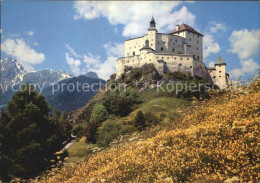 12467083 Tarasp Schloss Bergwiese Alpen Tarasp - Autres & Non Classés