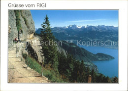 12467032 Rigi Felsenweg Bick Auf Vitznau Urner Und Nidwalder Alpen Vierwaldstaet - Sonstige & Ohne Zuordnung