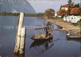 12459671 Bissone Lago Di Lugano Panorama Bissone - Sonstige & Ohne Zuordnung