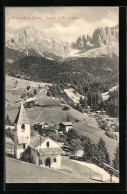 Cartolina St. Cyprian /Tiersertal, Kapelle Und Gebirge Im Sonnenschein  - Andere & Zonder Classificatie