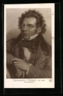 Künstler-AK Portrait Von Franz Schubert, 1797-1828, Komponist  - Artisti