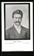 AK Komponist Johann Strauss Mit Krawatte  - Artisti