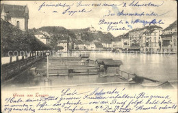 12459442 Luzern LU Reuss Stadtansicht Luzern - Autres & Non Classés