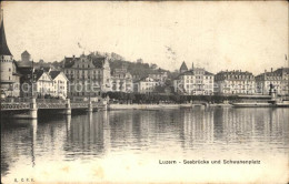 12459381 Luzern LU Seebruecke Schwanenplatz Luzern - Sonstige & Ohne Zuordnung