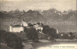 12459348 Aigle VD Chateau Alpes Valaisannes Aigle - Andere & Zonder Classificatie