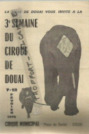 PG / PROGRAMME CIRQUE DE DOUAI 1978 // CLOWNS  TIBOR GIOVANNI BISTOUILLE MARCO ET MARILYNE - Programmes