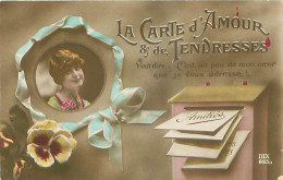 La Carte D' Amour Et De Tendresses - Femme   Q 2574 - Autres & Non Classés