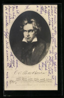 Künstler-AK Portrait Von Beethoven  - Künstler