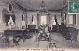 Neuilly Sur Seine (92 Hauts De Seine) Institution Un Coin Du Salon Circulée 1912 - Neuilly Sur Seine