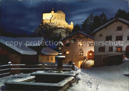 12458000 Tarasp Schloss Nacht  Tarasp - Andere & Zonder Classificatie