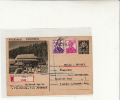 Romania / Illustrated Stationery / Registered Postcards / G.B. - Andere & Zonder Classificatie