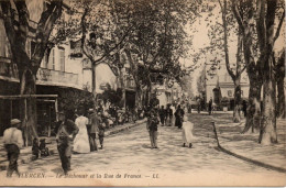 CPA Algérie - TLEMCEN - Le Méchouar Et Le Rue De France - Tlemcen