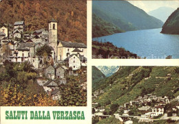 12457814 Verzasca Bergdorf Kirche Panorama Locarno - Sonstige & Ohne Zuordnung