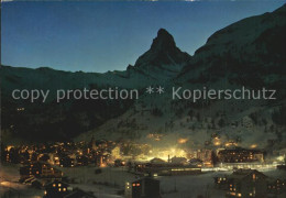 12456970 Zermatt VS Bei Nacht Mit Matterhorn  - Other & Unclassified