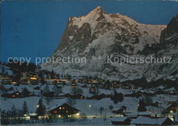 12456951 Grindelwald Bei Nacht Mit Wetterhorn Grindelwald - Autres & Non Classés