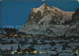 12456950 Grindelwald Bei Nacht Mit Wetterhorn Grindelwald - Other & Unclassified