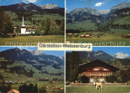 12456931 Daerstetten Simmental Kirche Loherenspitz Stockenfluh Weissenburg Knutt - Autres & Non Classés