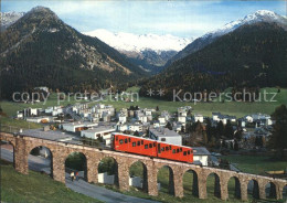 12456902 Davos GR Parsennbahn Mit Seehorn Und Pischahorn Davos Platz - Autres & Non Classés