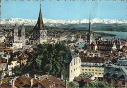 12456874 Zuerich ZH Stadtblick Mit Alpen Zuerich - Altri & Non Classificati