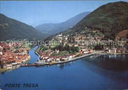 12456833 Ponte Tresa Lago Di Lugano Fliegeraufnahme Ponte Tresa - Andere & Zonder Classificatie