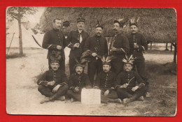 (RECTO / VERSO) MILITAIRES - Photo L. LEFEVRE  A SISSONNE DANS L' AISNE - CPA PHOTO 02 - Fotografie