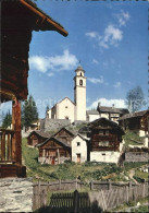 12456190 Bosco Gurin Walliserdorf Mit Kirche Bosco/Gurin - Sonstige & Ohne Zuordnung