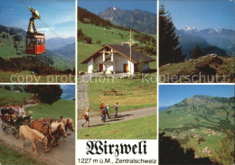 12456140 Wirzweli Seilbahn Kapelle Panorama Pferdewagen Wirzweli - Altri & Non Classificati