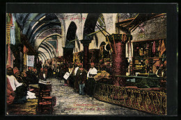 AK Constantinople, Intèrieur Du Grand Bazar  - Turquia