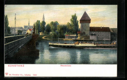 AK Konstanz, Rheinbrücke  - Konstanz