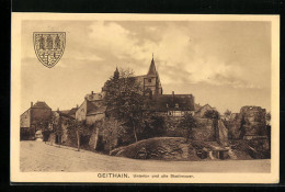 AK Geithain, Untertor Und Alte Stadtmauer  - Geithain