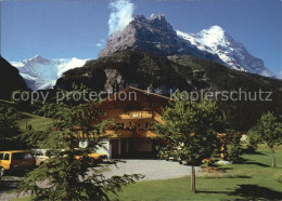 12455552 Grindelwald Chalet Waettertanna Mettenberg Mit Fiescherhoerner Eiger Be - Autres & Non Classés