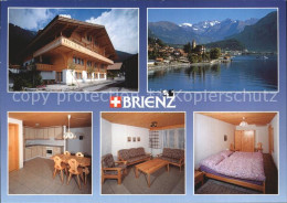 12453568 Brienz BE Brienzersee Ferienwohnungen Linden Kueche Wohn Und Gaestezimm - Sonstige & Ohne Zuordnung