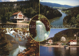 12453554 Les Brenets Hotel Du Saut Du Doubs Panorama Wasserfall Les Brenets - Autres & Non Classés