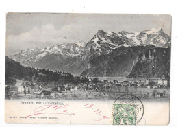 SUISSE - CPA DOS SIMPLE COLORISEE De 1905 - BRUNNEN Mit URIROTHSTOCK - TOUL 7 - - Autres & Non Classés