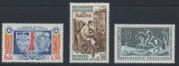 N° 1404 Protection Civile 1405 Reclassement Paralysés 1405 Journée Du Timbre - Unused Stamps