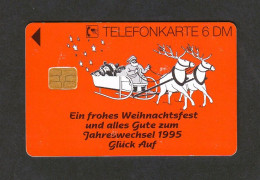 Deutsche, Fröhliche Weihnachten Reinbraun, O2739 12.94 Only 1100ex, Christmas & Santa - O-Reeksen : Klantenreeksen