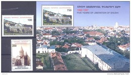 1998.Mountainous Karabakh, 5year Of Liberarion Os Shushi, 2v + S/s, Mint/** - Armenië