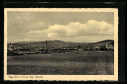 AK Deggendorf A. Donau, Ortsansicht Aus Der Ferne  - Deggendorf